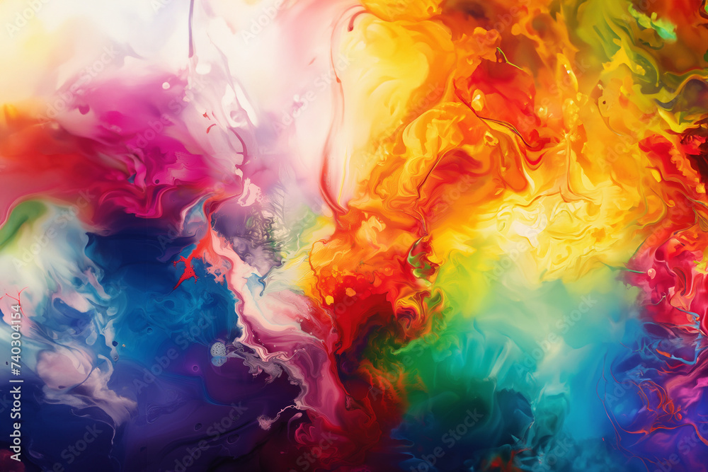 fond, background, abstrait, tâches de couleurs, comme des encres se mélangeant dans de l'eau. Effet vaporeux. rose, orange, bleu, vert, jaune, fond, background, abstrait, tâches de couleurs, comme des encres se mélangeant dans de l'eau. Effet vaporeux. rose, orange, bleu, vert, jaune,
