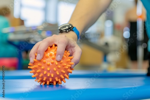 Balle orange pour réapprendre le touché » IA générative