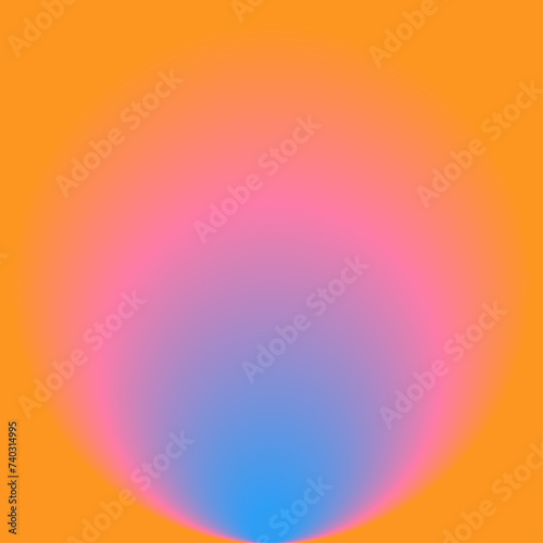 Abstract colorful background. Colorful retro gradient for background or wallpaper. Pink, orange and blue gradient.