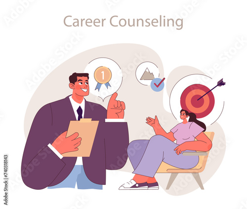 Career counseling concept.