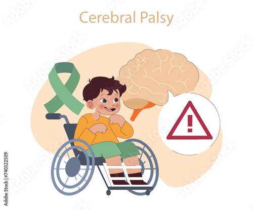 Cerebral Palsy concept.