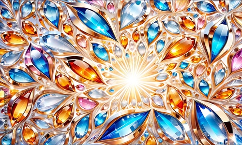 abstract background multicolor, 3d render abstract, colorful abstract illustration, background wallpaper PC 