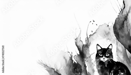 black and white wolf background photo