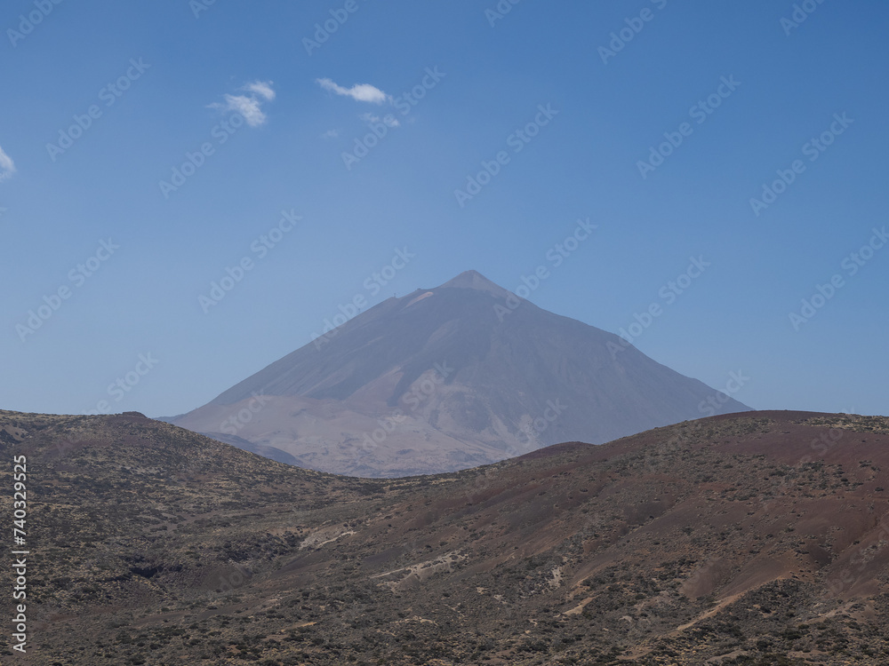 Landscape of Teide National Park .