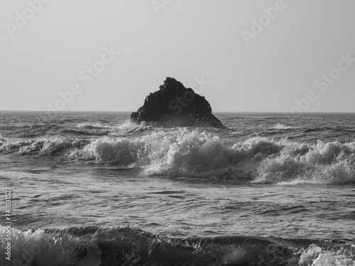 Beach Playa de Benijo on Tenerife