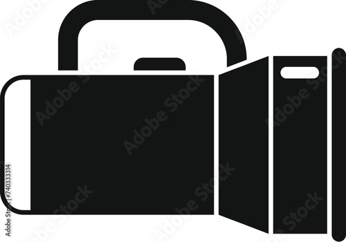 Scuba diving flashlight icon simple vector. Exotic travel. Deep sea adventure