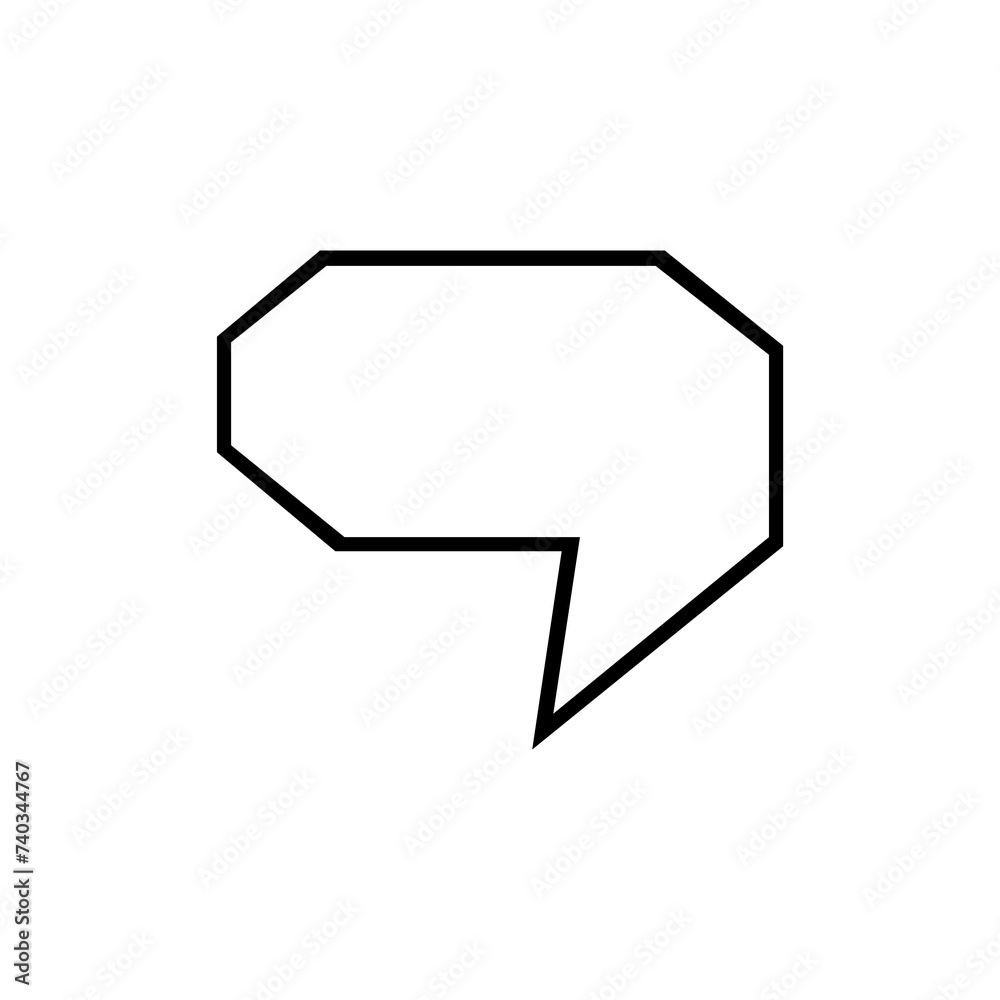 Speech bubble icon Speech bubble icon