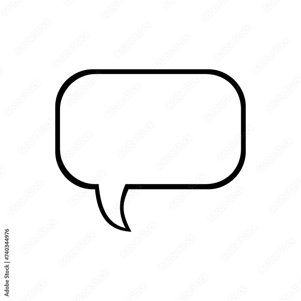 Speech bubble icon Speech bubble icon