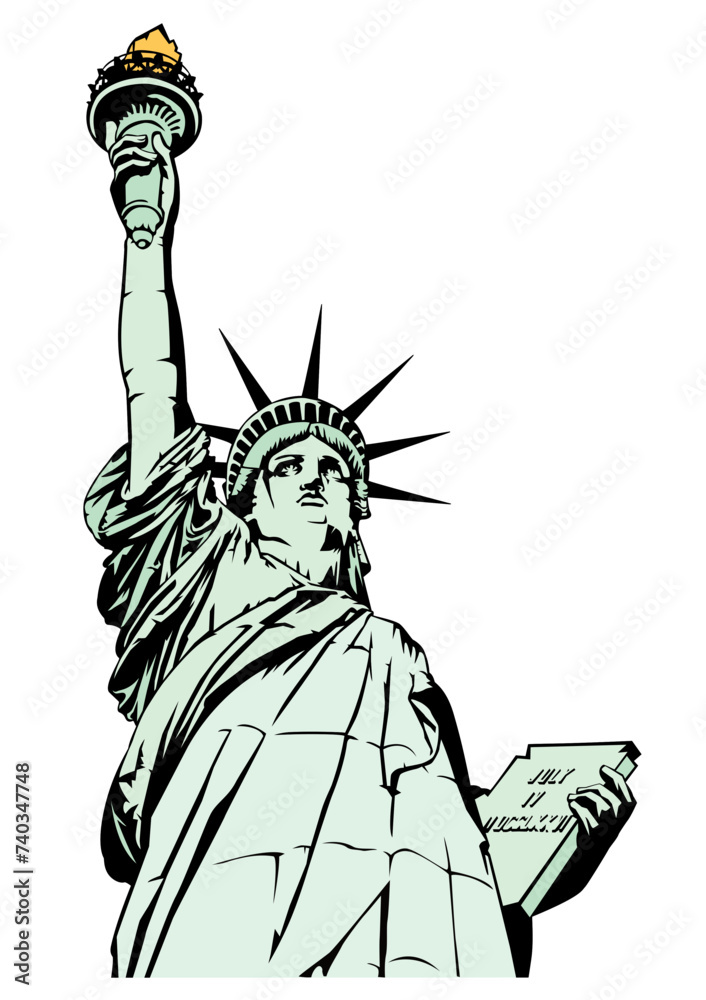 Obraz premium statue of liberty