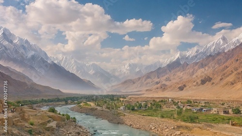 landscape in the mountains