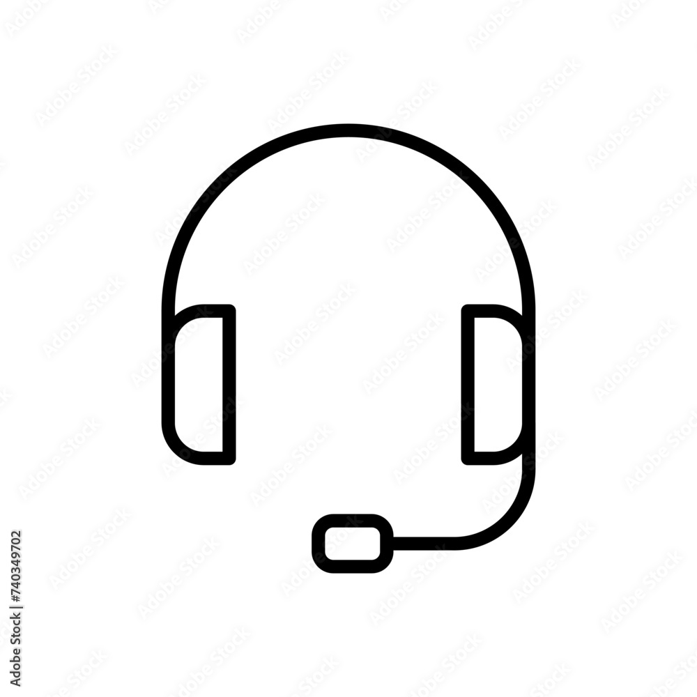 Headphone icon vector. Headvector icon symbols Headphone icon vector. Headvector icon symbols