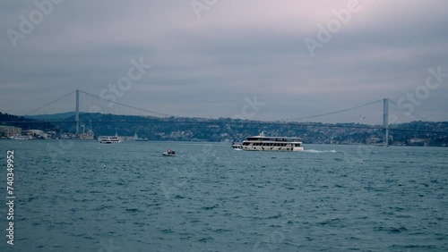 A boat on the Bosphorus