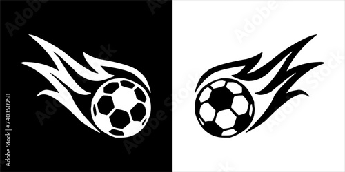 Illustration vector graphics of soccer icon