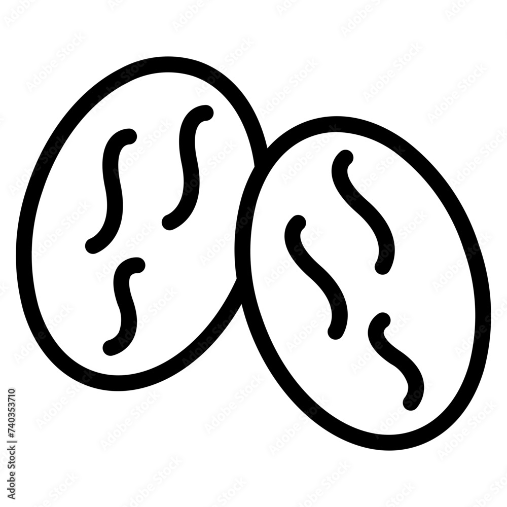 Obraz premium Arabic date fruit icon vector. Palm food. 