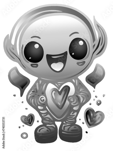 Extraterrestre corazón (color).