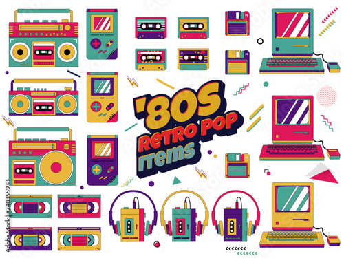 80s_Retro_Pop_Art_Collection_in_2D