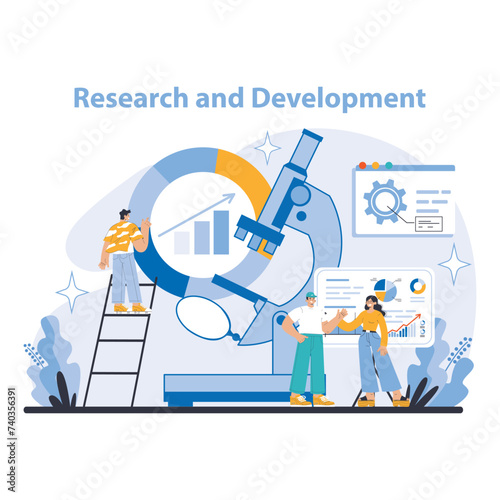 Production and Quality concept. Flat vector illustration.