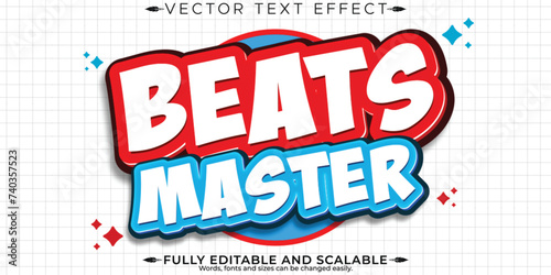 Retro, vintage text effect, editable 70s and 80s text style