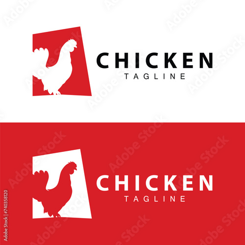 Chicken logo farm animal livestock chicken farm design fried chicken restaurant