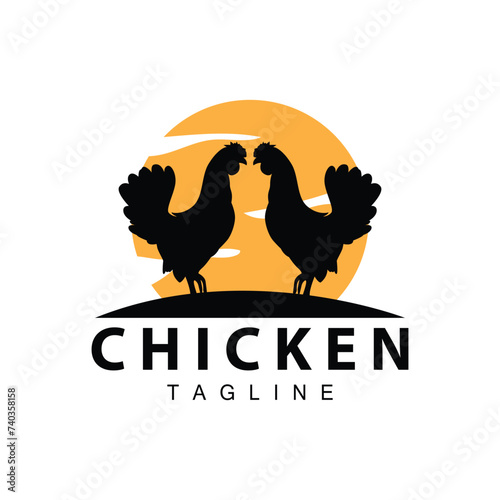 Chicken logo farm animal livestock chicken farm design fried chicken restaurant