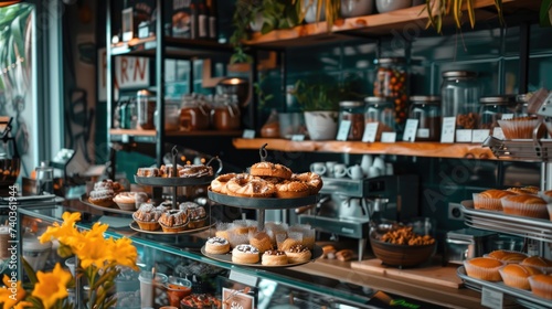 Coffee and Pastry Counter