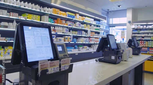 Modern Pharmacy Checkout © RAMBYUL