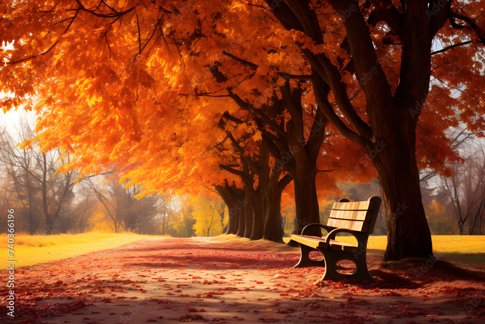 Golden Serenity: An Exquisite Portrayal of Autumn in the Countryside