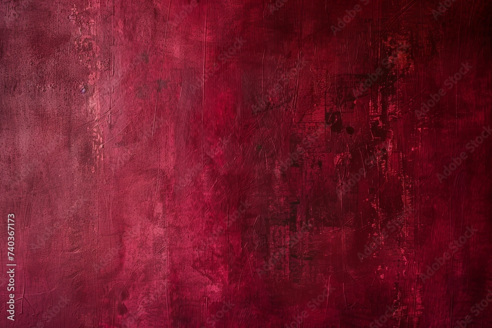 Red Wall Against Black Background. Generative AI Red Wall Against Black Background. Generative AI