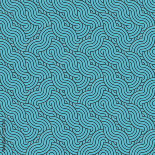Simple wave line background. Vector illustration.