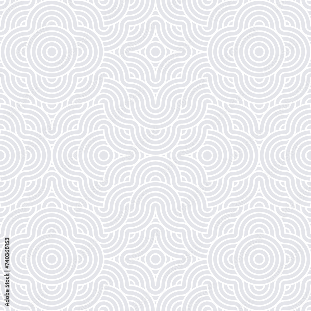 Fototapeta premium Simple wave line&nbsp;background. Vector illustration.