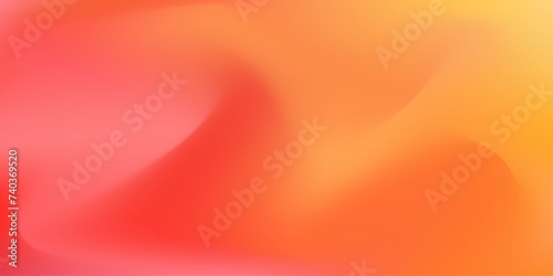 Bright vector swirl red and orange mesh gradient background. Abstract soft wavy warm colors digital watercolor for nature fire flame concept, passion design, banner