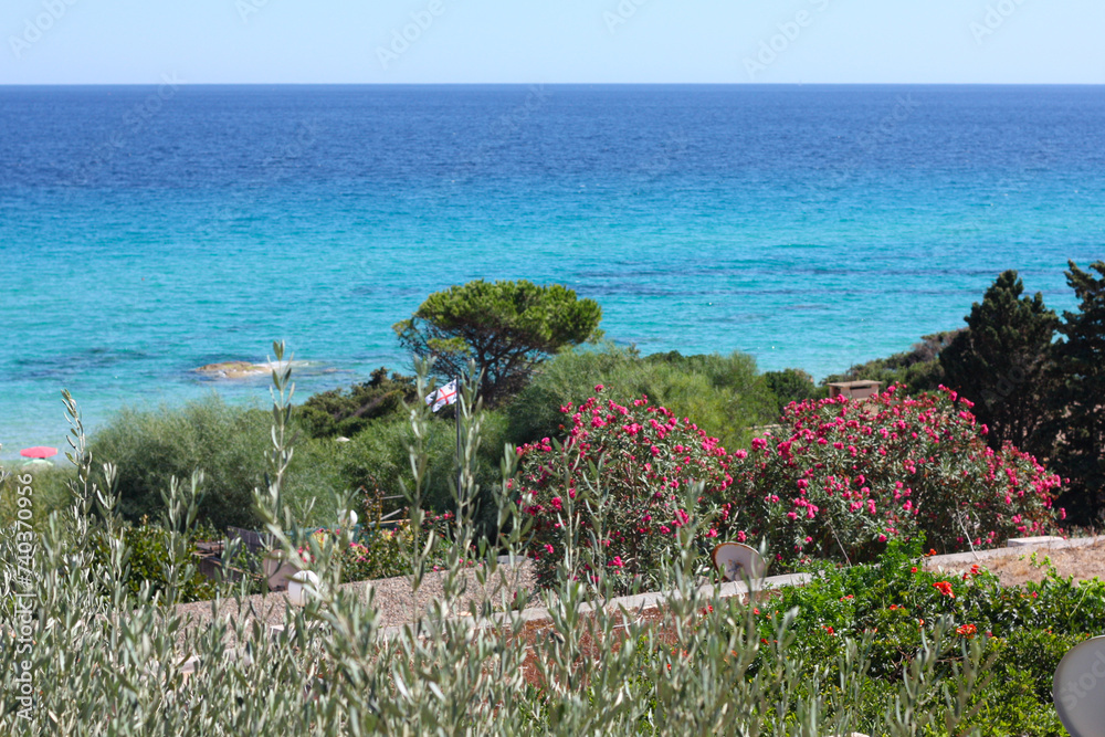 Sardinia's seaview. Turquoise sea. Amazing colors. Italy