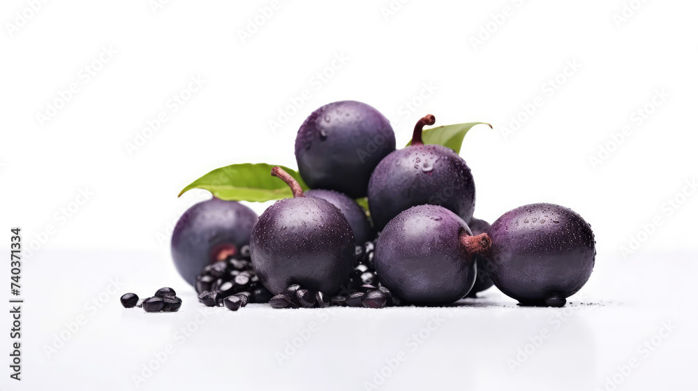 maqui on white isolated background, fresh fruits with bright colors. maqui on white isolated background, fresh fruits with bright colors.