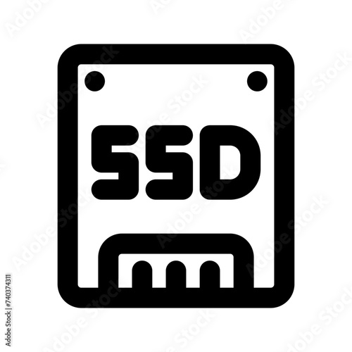 ssd line icon