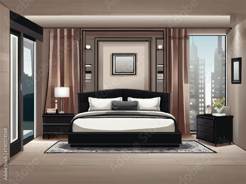 interior of a bedroom