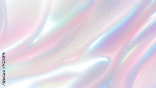 Wallpaper Mural Holographic background seamless trendy iridescent light foil texture. Soft holographic pastel unicorn marble background pattern. Modern pearlescent blurry abstract swirl illustration. Torontodigital.ca