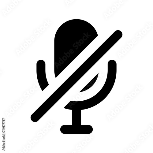 mute glyph icon