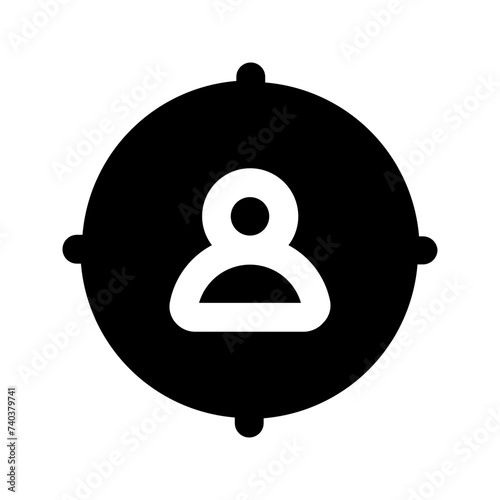 target glyph icon
