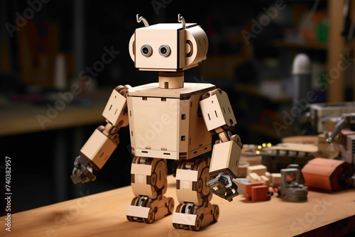 A customizable robot construction kit that allows kids to build their own unique robotic companions, fostering creativity and engineering skills.