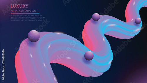 Nice colroful 3d fluid flow modern background design.