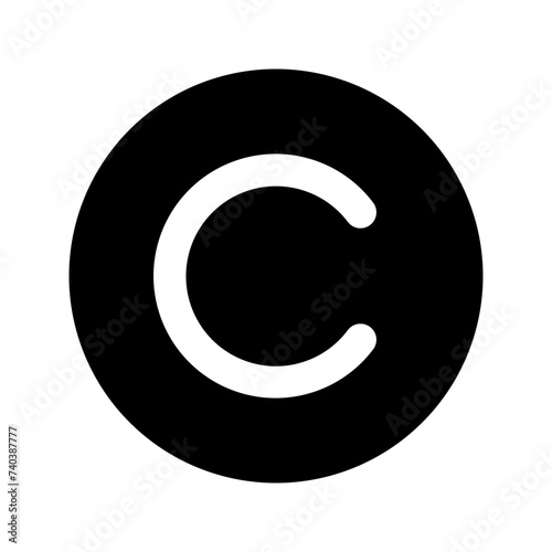 cent glyph icon