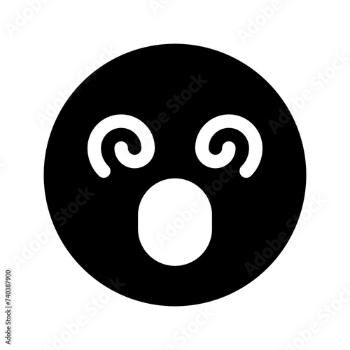dizzy glyph icon