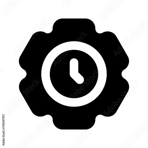 efficiency glyph icon