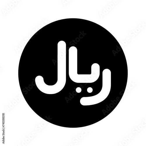 riyal glyph icon