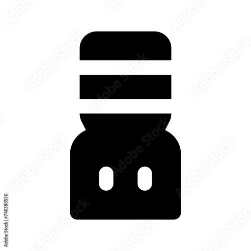 water dispenser glyph icon