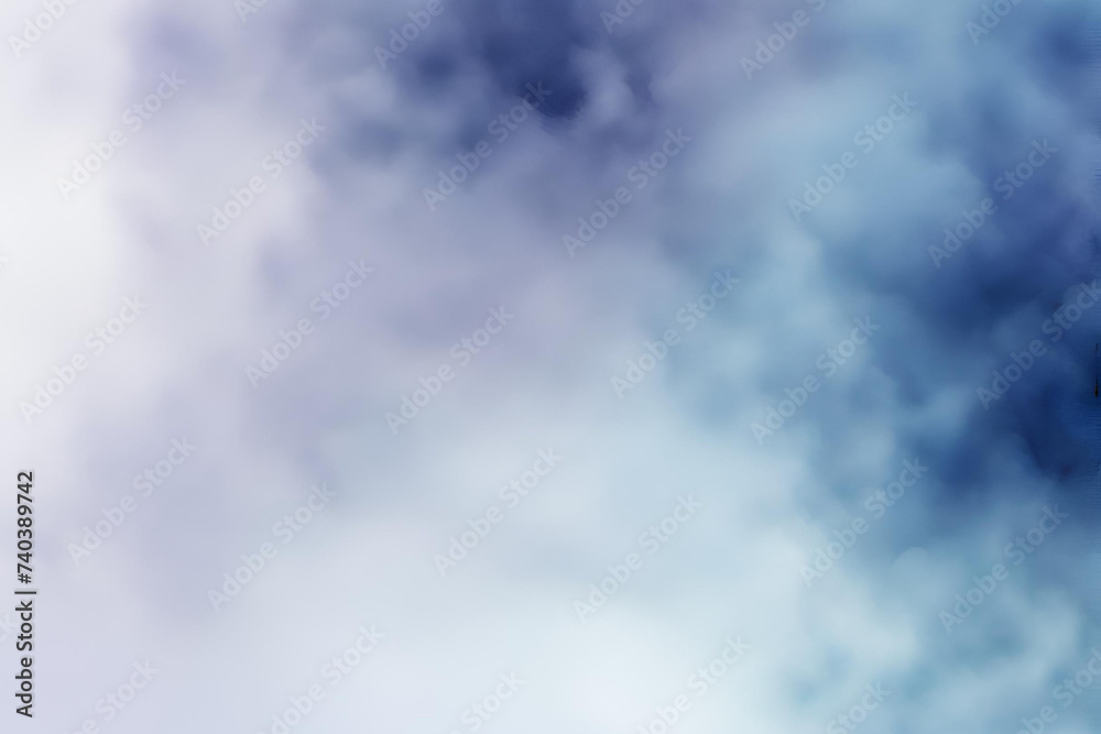 Fototapeta premium Abstract Gradient Smooth Blurred Watercolor Indigo Blue Background Image