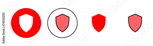 Shield icon set illustration. Protection icon. Security sign and symbol Free Download Shield icon set illustration. Protection icon. Security sign and symbol - GFXLoad
