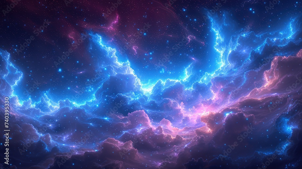 electric cosmic cloudscape