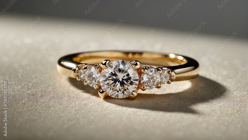 Crafted for eternal love, this diamond ring sparkles with timeless elegance Generative AI Crafted for eternal love, this diamond ring sparkles with timeless elegance Generative AI