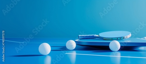 Professional Table Tennis Set with Racket and Balls for Competitive Matches and Casual Games photo